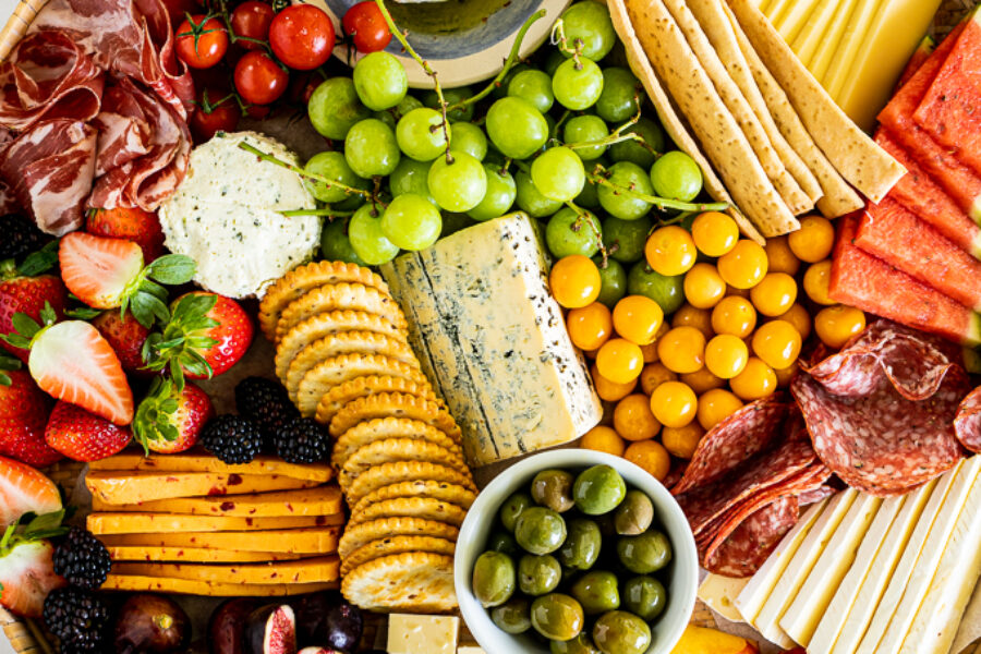 Summer Fruit and Cheese Platter